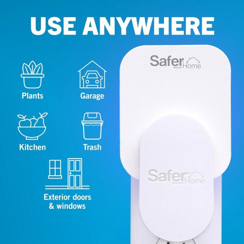 Safer Home Indoor Plug-In Fly Trap - SH502 - Effective Fruit Fly Traps for Indoors, Gnat Traps for House Indoor, 400 Sq Ft Protection - Style: 1 Device   2 Glue Cards