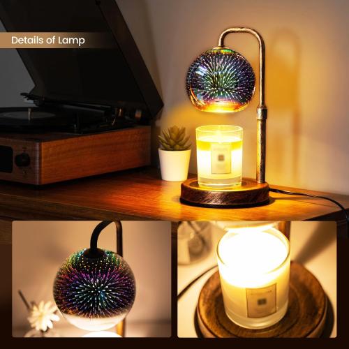 Glocusent Candle Warmer Lamp with Timer