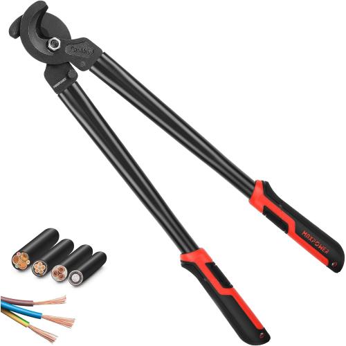 MAXPOWER Cable Cutters, 17-Inch Heavy Duty Cable Cutter for Cutting Aluminum, Copper, and Communications Cable Up to 150mm²