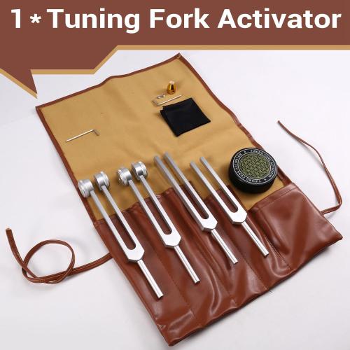 Chakra Tuning Forks 128Hz, 136.1Hz, 256Hz, 384Hz forHealing,Sound Therapy,Keep Body