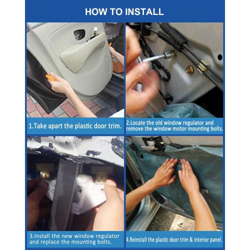 Obaee 749-508 Front Driver Side Power Window Lift Regulator Without Motor Compatible with Chrysler Town & Country Dodge Grand Caravan Ram C/V Volkswagen Routan Replace OE 68030655A