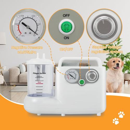 1000mL Portable Pet Machine for Dogs & Cats, Adjustable & Detachable Collection Bottle for Home Use 110V