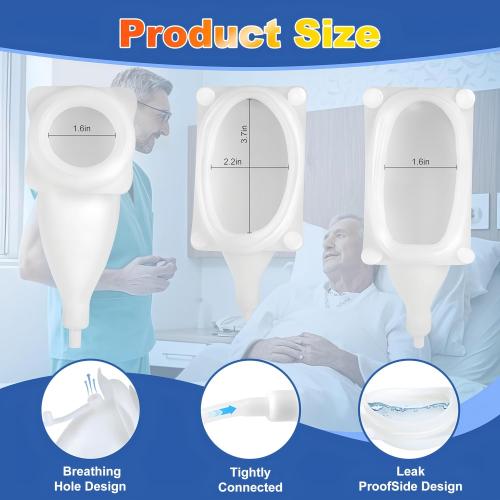 2025 Intelligent Female Electric Urinal with Non-Invasive Sensitive Sensor Technology for Automatic Start, Bed Rest Anti-Leakage Design, 2000mL Large Capacity, 6.5 ft Catheter