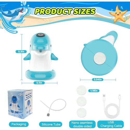 Dolphins Water Table Pump, Cordless Rechargeable Pump for Water Tables