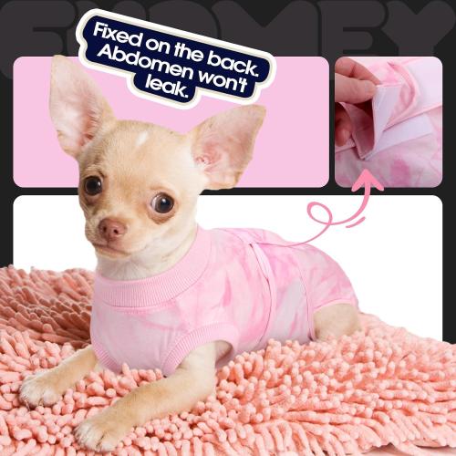 FUAMEY Surgery Suit for Dogs Female After Spayed, Soft Onesie for Surgery