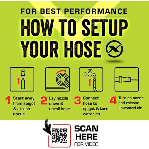 Flexzilla Garden Lead-in Hose with SwivelGrip, 5/8 in. x 3 ft., Lightweight All-Weather Water Hose, Durable and Flexible, Leak-Free Connections