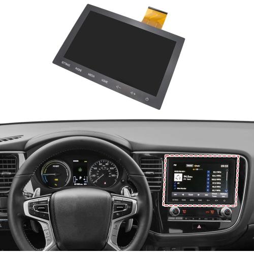 8 Touch Screen Display Nav Radio LCD Digitizer Navigation Radio Compatible with 2020 2021 2022 Mitsubishi Outlander Replaces 8740A098 8740A103
