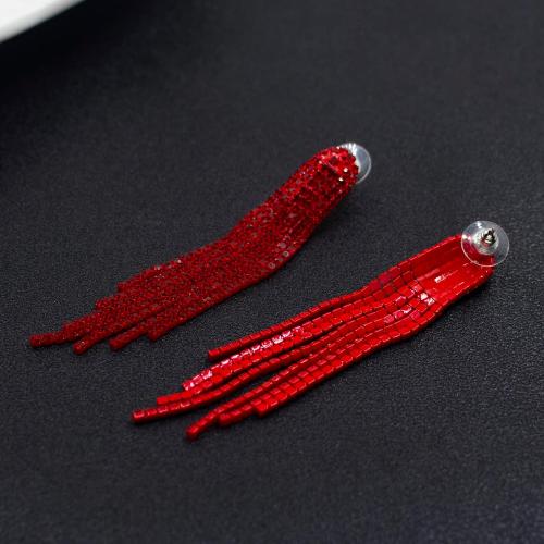Chandelier Rhinestone Earrings for women,Long Earrings Dangle Dangling Bling Earring Crystal Rhinestone Statement Drop Tassels rhombus Earrings for Prom Fashion Jewelry