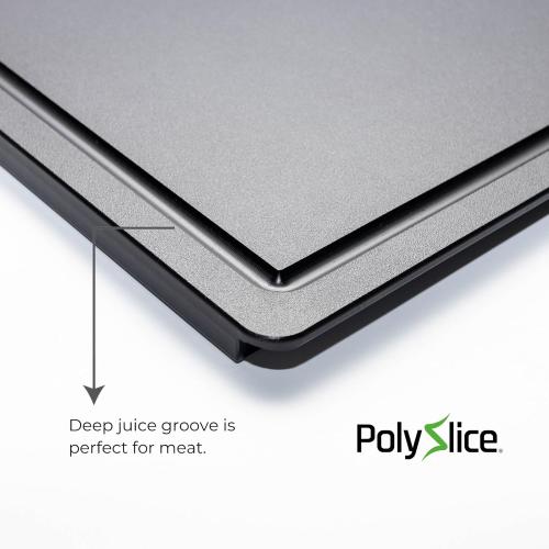BBQ Cutting Board Premium HDPE High Density Polyethylene  Durable Modern Design, Deep Juice Groove, knife Friendly, Easy to Clean - Ideal for Outdoor Kitchen 2 pieces