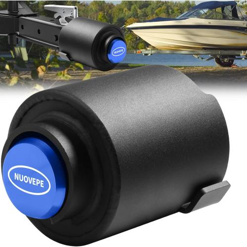 Trailer Lock Fits 2 Inch Couplers, Secures Safety Chains Anti-Theft Ball Hitch Lock, Pry-Resistant & Heavy-Duty Trailer Hitch Locks for RV | Boat | ATV | Utility Trailer (Blue)