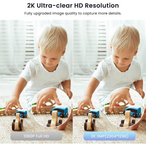 WiFi Camera 2K, Galayou Indoor Home Security Cameras for Baby/Elder/Dog/Pet Camera with Phone app,24/7 SD Card Storage,Works with Alexa & Google Home G7 ( no test )