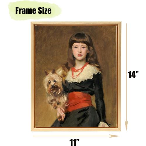 Canvas Floater Frame for 11“x 14 Canvas Paintings,Canvas Frame,Canvas Floater Frame,Canvas Floating Frame,Floating Frame for Canvas with 0.6~0.9 Deep Floater Frame for Wall Decor (Gold)