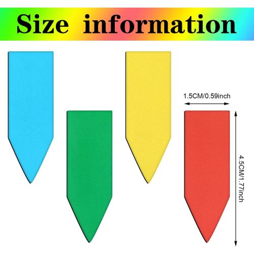 96 Pieces Arrow Shaped Magnetic Bookmark, Bright Color Set