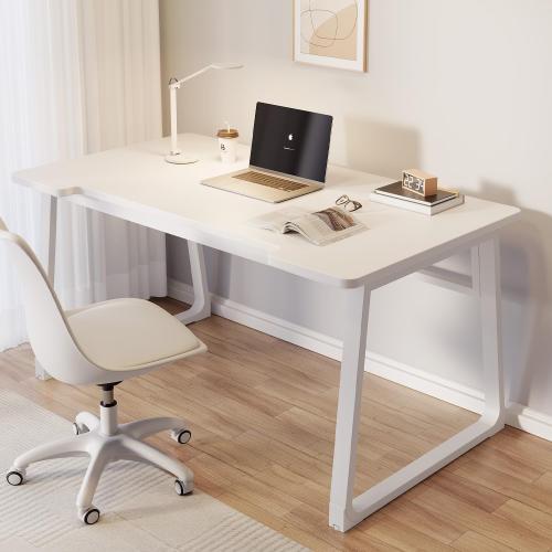 Small Office Home Desk,Modern Computer Desk for Small Spaces,Bedroom,Minimalist European Style.