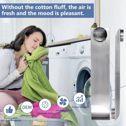 Stainless Steel Periscope Dryer Vent – Slim dryer vent (21-38 Inches) with Heavy-Duty Foil Tape – Compatible with Whirlpool, Maytag, 4 Dryer Exhaust