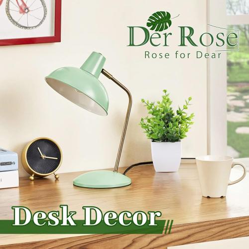 Der Rose 4 Pack Fake Plants, Greenery Potted Plants for Home Decor Indoor