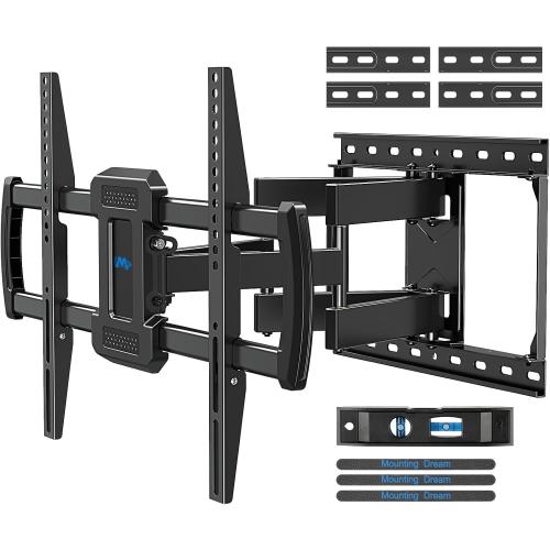 Mounting Dream TV Wall Mount for Most 42-84 Inch TVs, Full Motion TV Mount