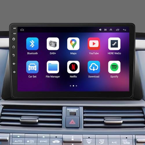 [4 64G] Android 13 Car Stereo with Wireless Apple Carplay & Android Auto for Honda Accord 2008-2013 10.1 Touchscreen Radio Upgrade with AHD Camera,GPS Navigation,SWC,WiFi,FM,Bluetooth