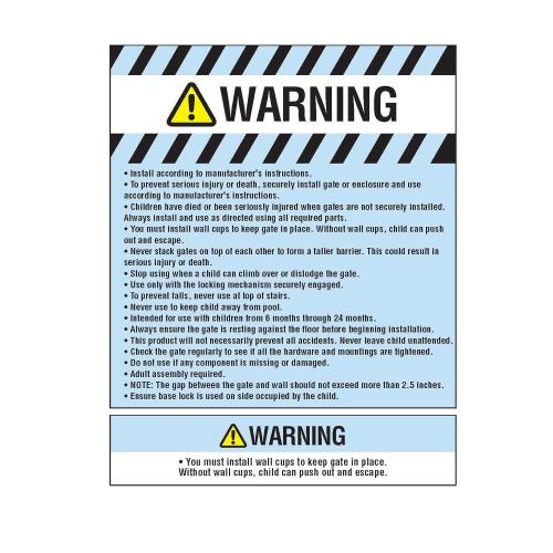 Regalo 50 Extra Wide Gray Expandable Mesh Gate, Pressure Mounted, Includes Rubber Bumpers to Protect Walls, Gray