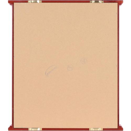 DisplayGifts Golf Gift 49-Golf Ball Display Case Cabinet Rack, No Door Open Rack Mahogany Finish