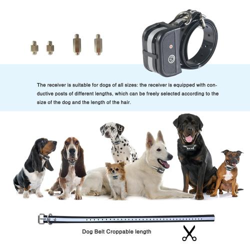Plkm Dog Wireless Fence Pet Boundary Container 2026 Upgraded System, Adjustable Control Range, Safe Harmless Electric Wireless Dog Fence, Waterproof Rechargeable Collar Receiver