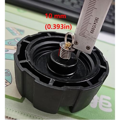 Semetall Boat Engine Fuel Tank Cap 12L 24L Gas Tank Cover Replaceable Parts Marine Outboard Fuel Tank Gas Cap for Boat Engine