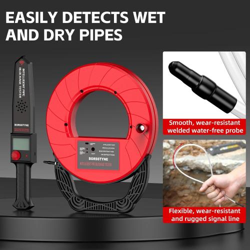 Pipe Locators Precision Blockage Detector for Water pipes underground pipes PVC pipes metal pipes Wall pipes