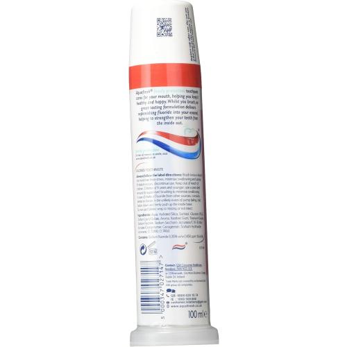 Aquafresh Whitening Toothpaste Pump - 100Ml - Pack Of 3