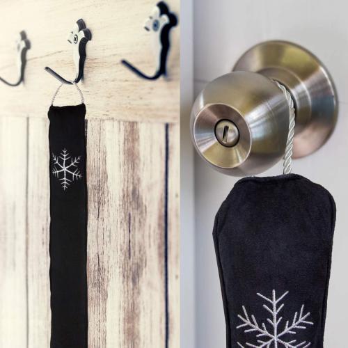 Simply Genius Cold Weather 36-Inch Door Draft Stopper Snake - Wind Blocker for Door Bottom and Window Sill (Black)