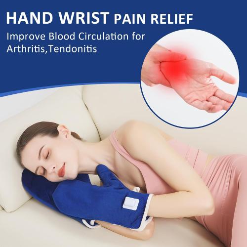 Heated Gloves for Arthritis,Hand Heating Pad for Pain Relief,Heating Pad for Hands Hand Warmers Gloves for Carpal Tunnel Relief, Heated Mittens for Men Women 10-90Min Auto Shut Off