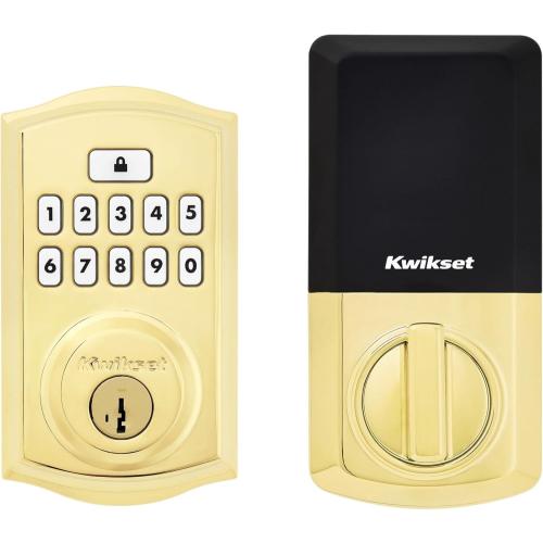 Kwikset 9260TRL-11PS Traditional SmartCode Keypad Electronic Deadbolt SmartKey Venetian Bronze Finish