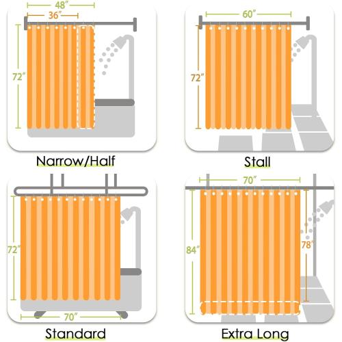 jinchan Blue and White Striped Shower Curtain Modern Zig Zag Waterproof Fabric Shower Curtains for Bathroom with 12 Hooks Machine Washable 70x72 inches