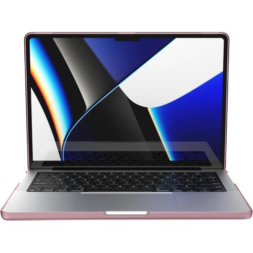 Speck SmartShell MacBook Pro 14 Case - M3 / M2 / M1 Series - Scratch Resistant Hardshell - Crystal Pink