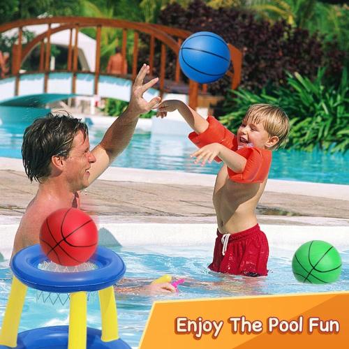 4PCS....Mini Foam Basketball for Hoop, 5 Squeeze PU Balls for Over The Door Hoop, Replacement Balls for Kids Adults, Beach Indoor Outdoor Sport Game Gift Set 4 PCS (Rainbow)