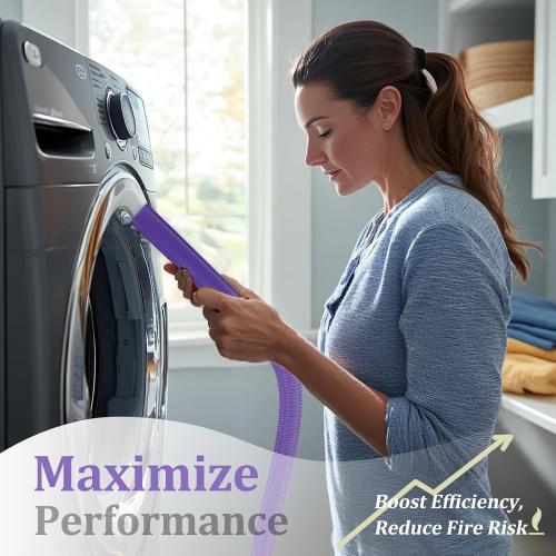 Dryer Vent Lint Vacuum Atttachments for Dyson V15 V15s Gen5 V12 V11 V10 V9 V8 V7 Detect Absolute Cyclone Outsize Slim Vacuum Cleaner Crevice Flexible Dryer Lint Remove Tool Cleaner Kit