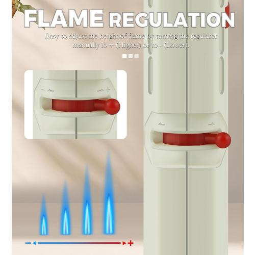 4 Pack of Torch Lighter, Windproof Adjustable Jet Flame, with Safety (NO Gas)