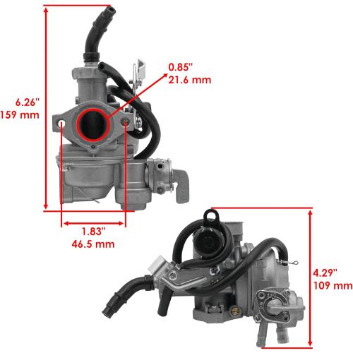 Caltric Carburetor Compatible with Honda TRX125 Fourtrax 125 1985 1986