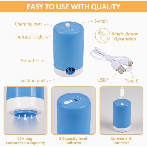 Vacuum Storage Bags with , 22 Pack (3 Jumbo/3 Large/8 Medium/8 Small) Vacuum Seal Space Saver Bags for Clothing, Pillows, Blanket, Bedding, Comforters