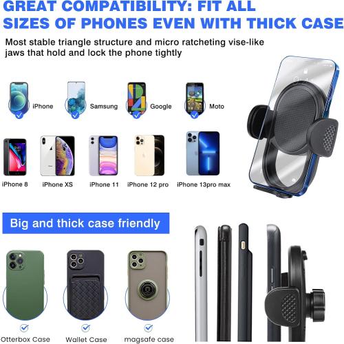 Karltys Car Phone Holder for Subaru Forester 2025 2026 Cell Phone Holder Mount, Hands Free Air Vent Mount Cradle Holder Stand for iPhone Android Smartphones