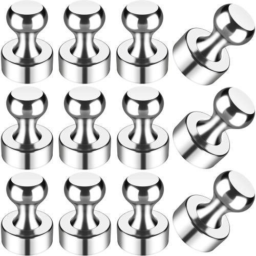 12Pcs Strong Magnets for Whiteboard, Fridge Magnets Adults, Refrigerator Magnets, Magnet Fridge, Small Strong Magnets for Kitchen, Office, Classroom, Locker