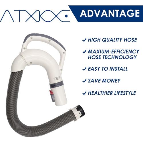 ATXKXE Upgraded Replacement Part 153FFJ Durable Vacuum Hose Handle for Shark Vacuum Replacement Rotator Lift-Away Parts Models NV356E NV355, NV356,NV357, NV358,NV370,1 Pack