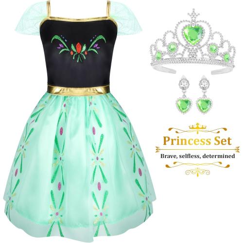 Princess Dress Up Clothes for Little Girl Role Play Costume Gift Set Princess Dress Up Toys for Toddler Girls
