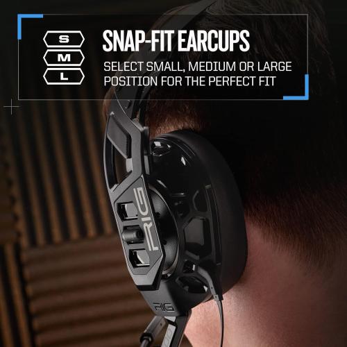 RIG 500 PRO HX GEN 2 Competition Grade Gaming Headset with Dolby Atmos 3D Audio Officially Licensed for Xbox Series X|S, Xbox One, Windows 10/11 PC (Black)