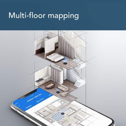 ECOVACS DEEBOT OZMO 950 2-in-1 Robot Vacuum Cleaner & Mop with Smart Navi 3.0 Technology, Up to 3 Hours of Runtime, Multi-Floor Mapping, 3 Levels of Suction Power, Hard Floors & Carpets, and Pet Hair‼️Light dirt‼️
