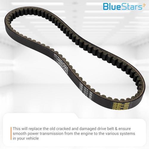 BlueStars Durable 729-17.7-30 Racing CVT Drive Belt - Compatible with 125cc 150cc GY6 157QMJ 152QMI Long-case Engine Scooter, ATV, Go Kart, Moped - Compatible with Baja, Jonway, Roketa, Sunl, Tank