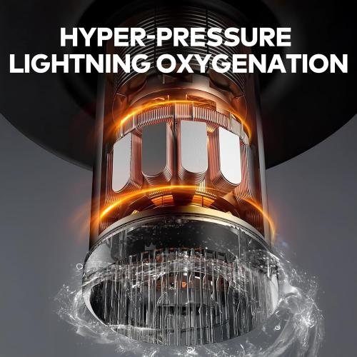 BLACK Pond Fountain Aerator, 1HP 15000 GPH Floating Fountain Pump with Timer & 100FT Cord, Stainless Steel Pond Jet System for Large Outdoor Ponds & Lakes