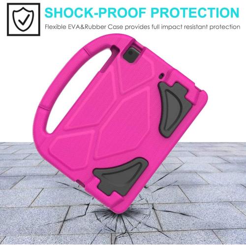 SUPLIK Kids Case for iPad mini 5/4/3/2/1 (7.9), Durable Shockproof Protective Handle Bumper Stand Cover with 2*Screen Protectors for 7.9 inch Apple iPad mini 5th/4th/3rd/2nd/1st Generation, Pink