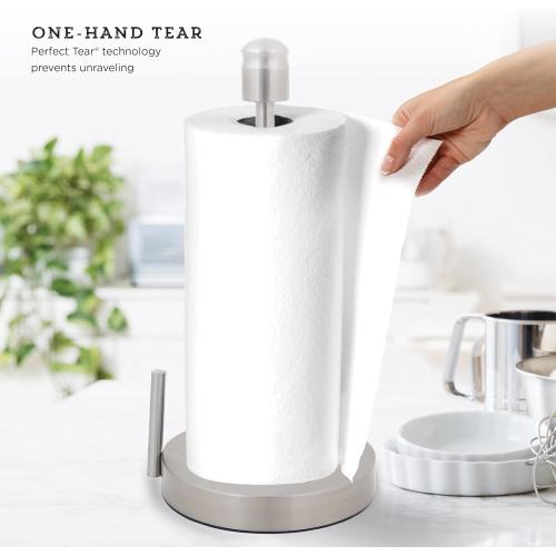 Kamenstein Perfect Tear Paper Towel Holder, 13-Inch, Silver