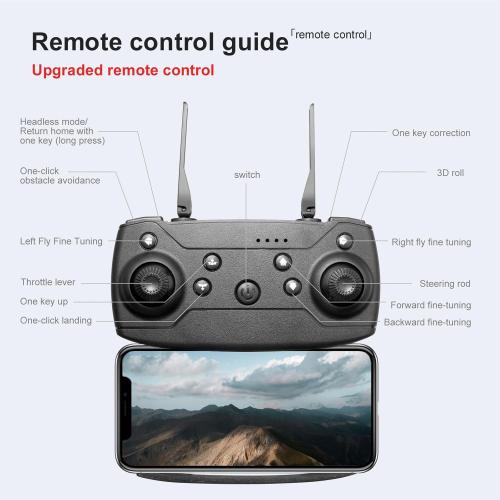 FPV Drone with 1080P Dual HD Cameras Upgraded Version RC Quadcopter for Adults, Beginner WiFi RC Drone Live Video