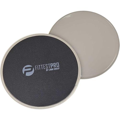 Core Sliders for Working Out - Exercise Sliders Fitness, Stability, Ab, Legs & Full Body (Set of 2) - Bonus Carry Bag & Workout Ebook - Gym Gliding Disc Pads for Hardwood, Carpet & More